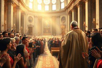 Papa Leon al XIV-lea oficiind prima Sfântă Liturghie de Crăciun la Bazilica Sfântul Petru, transmițând mesaje de speranță și compasiune.