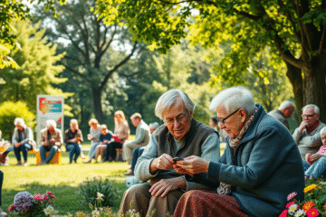O imagine care ilustrează generațiile de bunici și nepoți, simbolizând schimbările demografice majore din România.