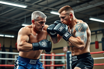 Ion Pascu sparring cu Conor McGregor, surprinzându-l în antrenament.