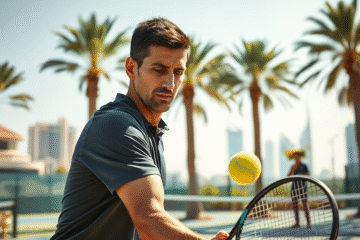 Novak Djokovic se pregătește pentru noul sezon în Dubai, antrenându-se cu Beibit Zhukayev și interacționând cu influencerița Jolie Sharp.