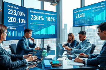 Cipuri destinate inteligenței artificiale și estimări record de profit pentru trimestrul patru.