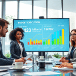 Imagine reprezentativă pentru execuția bugetului general consolidat, evidențiind deficitul bugetar și creșterea veniturilor fiscale din primele luni ale anului.