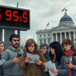 Imagine care ilustrează incertitudinea politică și impactul asupra economiei României.