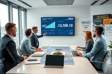 Grafic al cifrei de afaceri și profitabilității în 2025, evidențiind creșterea și provocările economice.