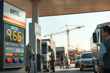 Prețul motorinei a crescut, impactând costurile logistice și sectoarele de transport și retail.