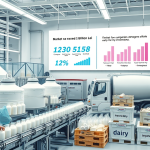 Industria laptelui din România, cu companii de top și provocări economice.
