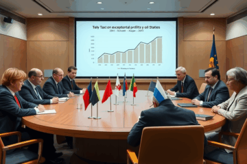 Reprezentare grafică a cererii de taxare a profiturilor excepționale ale companiilor petroliere în Uniunea Europeană.